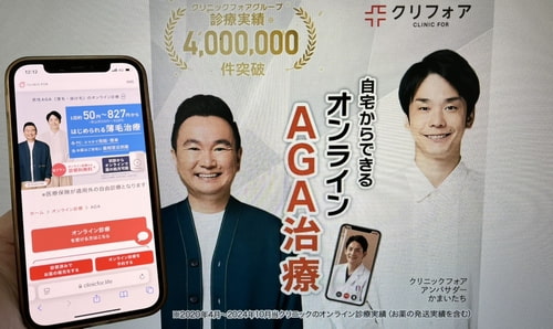 クリニックフォアのAGA治療