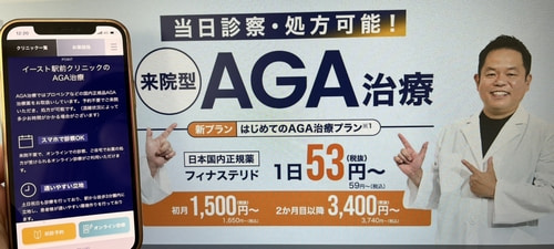 イースト駅前クリニックのAGA治療